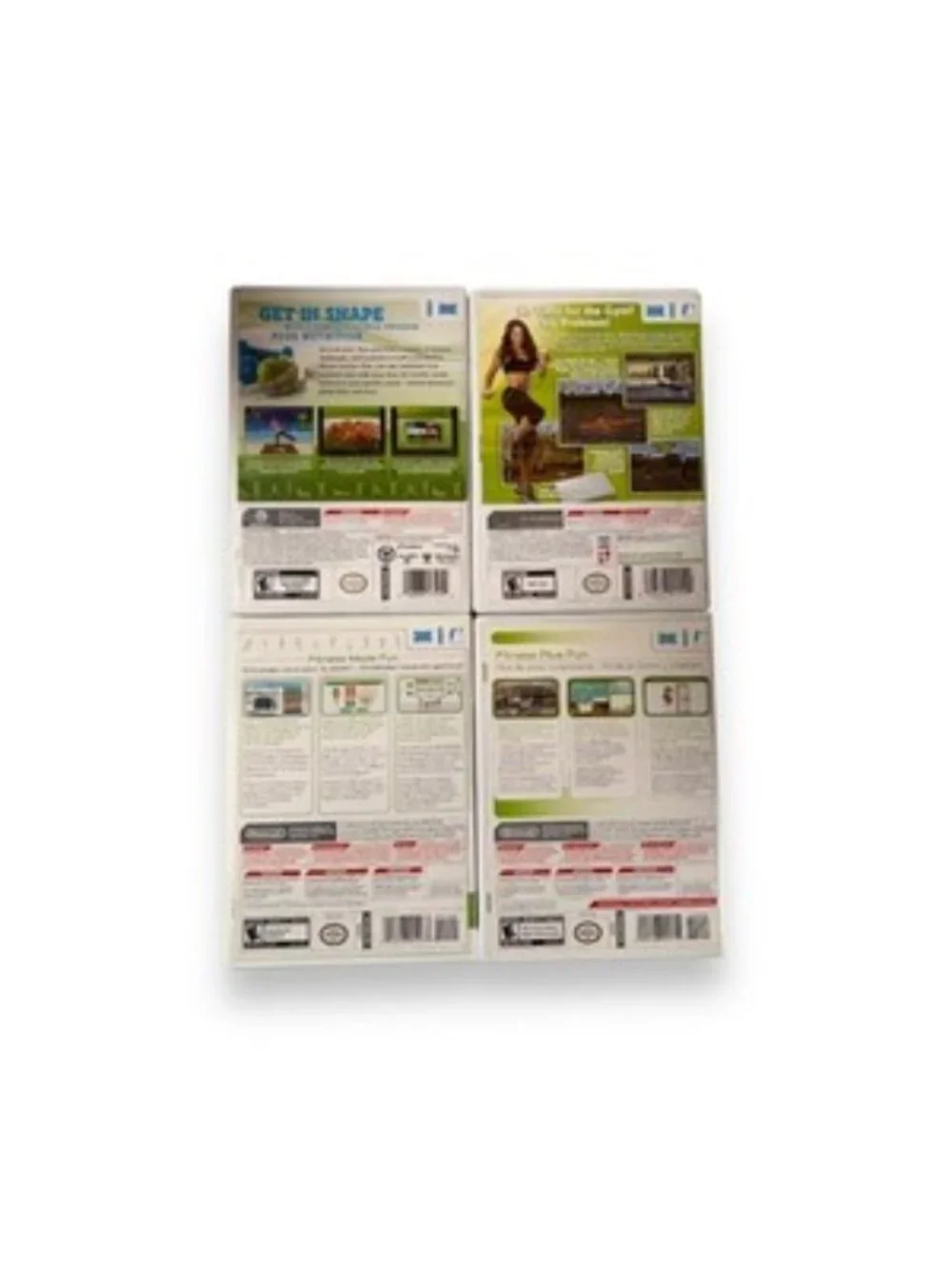 Wii Fitness 4 Game Lot Wii Fit Plus Jillian Michaels Complete in Box CIB TESTED